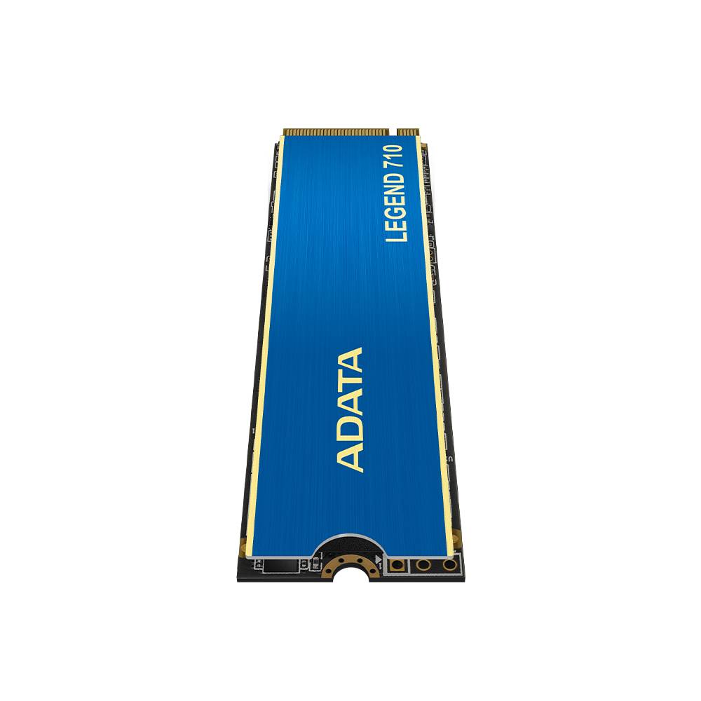 UNIDAD DE ESTADO SÓLIDO ADATA LEGEND 710 256GB PCIE GEN3X4 M.2 2280, CON DISIPADOR DE ALUMINIO. ALEG-710-256GCS