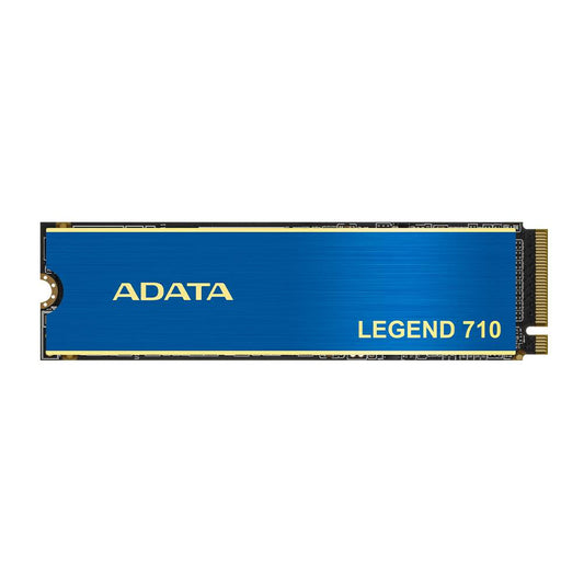UNIDAD DE ESTADO SÓLIDO ADATA LEGEND 710 256GB PCIE GEN3X4 M.2 2280, CON DISIPADOR DE ALUMINIO. ALEG-710-256GCS