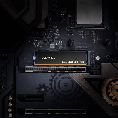 UNIDAD DE ESTADO SÓLIDO ADATA LEGEND 900 PRO 1TB PCIE GEN4 X4 M.2 2280, VELOCIDADES DE 7,400/6,000MB/S CON DISIPADOR DE ALUMINIO. SLEG-900P-1TCS