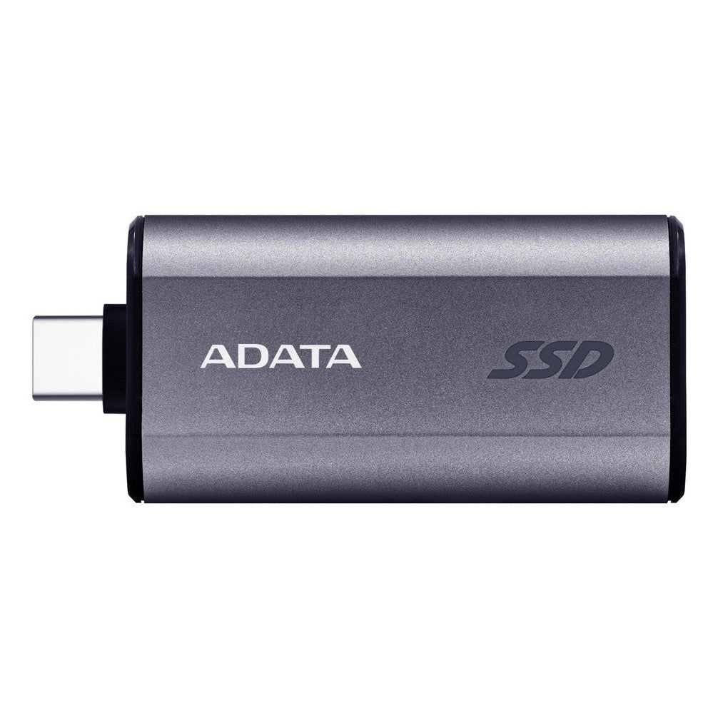 SSD EXTERNO ADATA SC750 500GB. INTERFAZ USB 3.2 GEN 2. VELOCIDADES DE LECTURA/ESCRITURA 1050/1000, PUERTO USB-C. NEGRO.  SC750-500G-CCBK