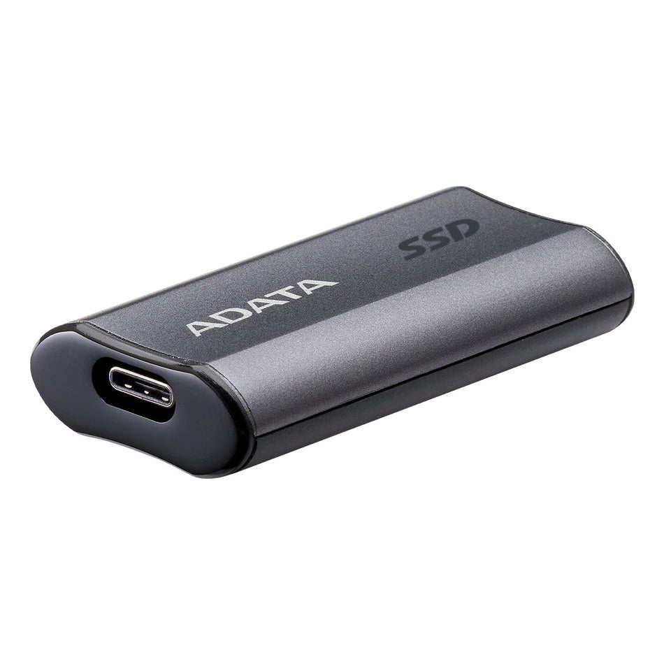 SSD EXTERNO ADATA SC750 500GB. INTERFAZ USB 3.2 GEN 2. VELOCIDADES DE LECTURA/ESCRITURA 1050/1000, PUERTO USB-C. NEGRO.  SC750-500G-CCBK