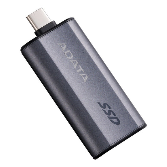 SSD EXTERNO ADATA SC750 500GB. INTERFAZ USB 3.2 GEN 2. VELOCIDADES DE LECTURA/ESCRITURA 1050/1000, PUERTO USB-C. NEGRO.  SC750-500G-CCBK