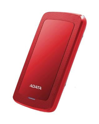 DISCO DURO EXTERNO ADATA HV300, 2 TB, USB 3.2 GEN1 (COMPATIBLE CON LAS VERSIONES ANTERIORES USB 2.0), 2.5 PULGADAS, ROJO