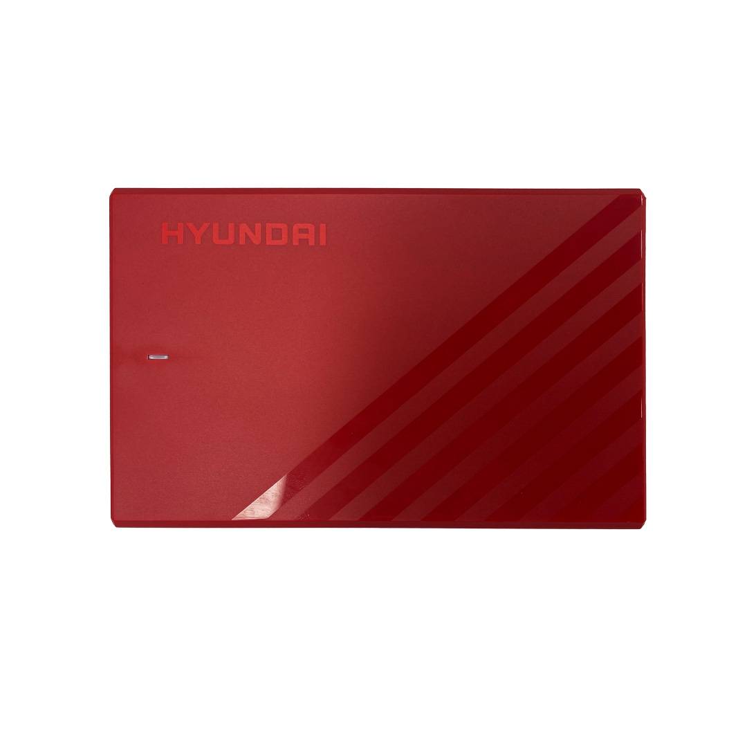 DISCO DURO EXTERNO HYUNDAI 500GB 2.5 USB ROJO 500HYNRED CABLE DE TRANSFERENCIA INCLUIDO