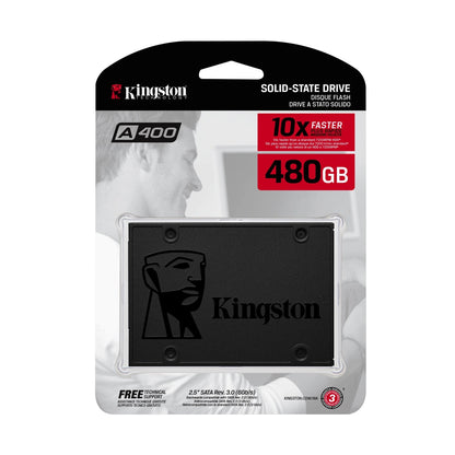 UNIDAD DE ESTADO SOLIDO KINGSTON A400 480GB SATA3 2.5 R. 500MB/S W.450MB/S