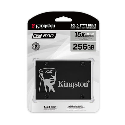 UNIDAD DE ESTADO SOLIDO KINGSTON KC600 256GB SATA3 2.5 R. 550MB/S W.500MB/S