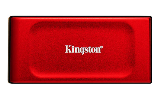 UNIDAD DE ESTADO SOLIDO EXTERNO KINGSTON SXS1000R 2TB USB-C 3.2 GEN 2 R.1050MB/S W.1000MB/S ROJO