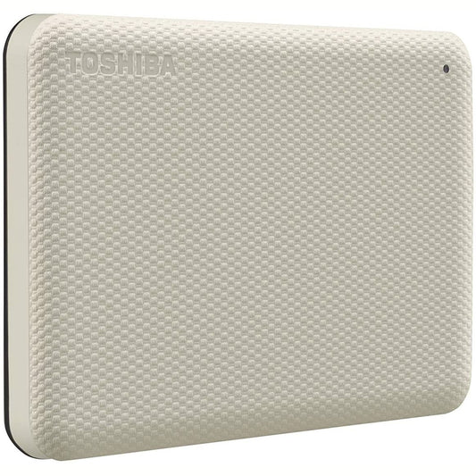 DISCO DURO EXTERNO  TOSHIBA CANVIO ADVANCE V10, 2 TB, USB 3.0, 2.5 PULGADAS, COLOR BLANCO