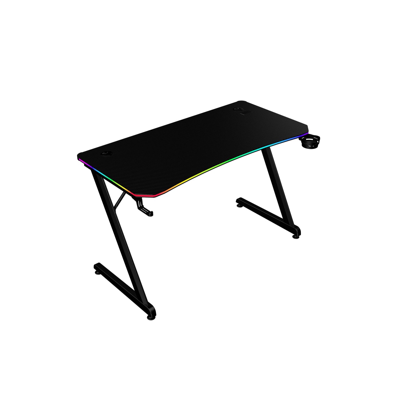ESCRITORIO GAMER ERGONÓMICO  OLYMPUS SPOT GLOW PRO MRX8000 BALAM RUSH LEGEND SERIES ESCRITORIO GAMER ERGONÓMICO 120 X 60CM, ILUMINACIÓN RGB, PORTA VASOS