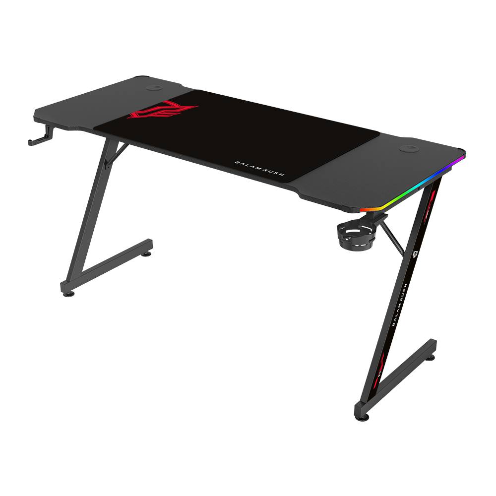 ESCRITORIO GAMER ERGONÓMICO  OLYMPUS SPOT GLOW MRX6000 BALAM RUSH LEGEND SERIES ESCRITORIO GAMER ERGONÓMICO 140 X 60CM, ILUMINACIÓN RGB