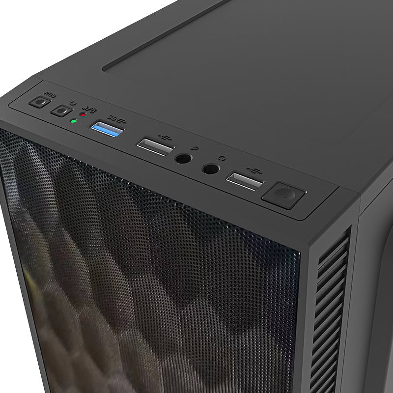 GABINETE COMPACTO MINI TORRE FUJI GC470 ADVANCED SERIES