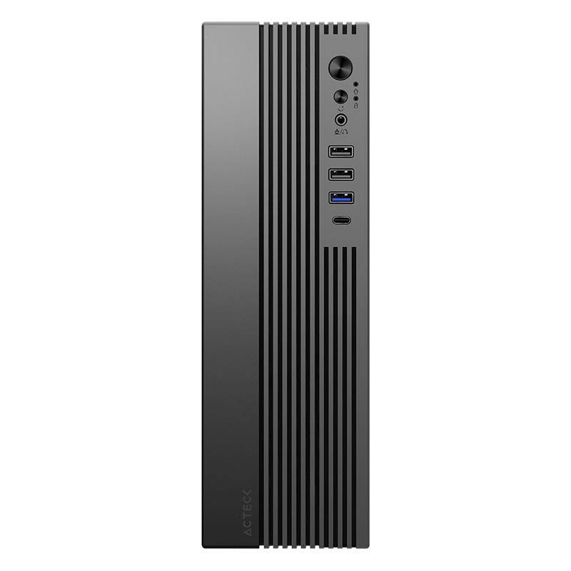 GABINETE MINI TORRE SLIM ONEX GS450 ACTECK  FACTOR MICRO ATX- MINI ITX, LECTOR DE TARJETAS SD