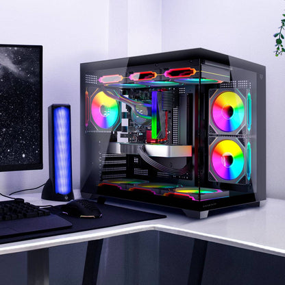 GABINETE MINI TORRE TANK CORE PRO GI925 FACTOR: MICRO ATX - MINI ITX
