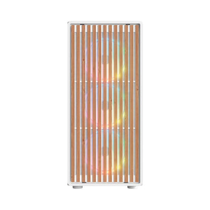 GABINETE GAMER MEDIA TORRE ATX DRAGONFLY WOOD GM580CW  FACTOR: ATX, MICRO ATX - MINI ITX