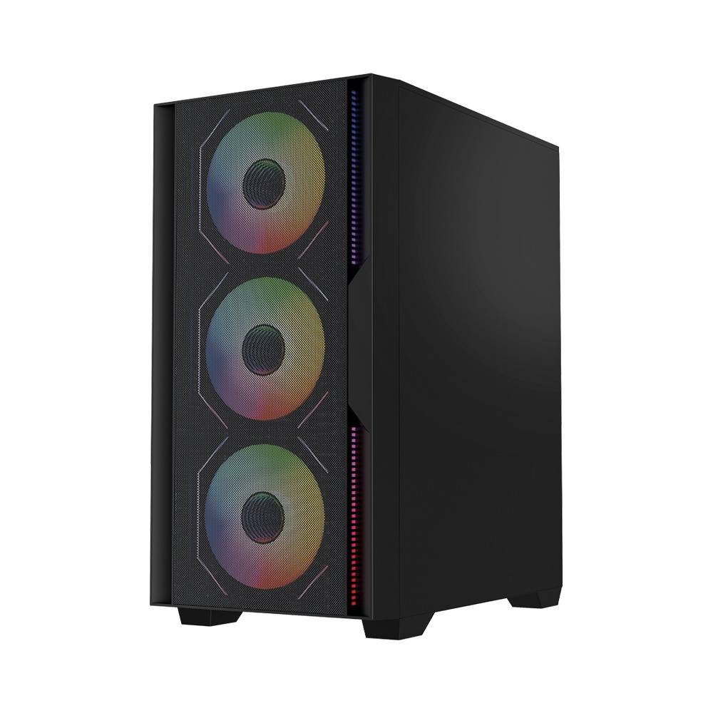 GABINETE GAMER MINI TORRE NITROX EDGE PRO AIRCOOL 4900C