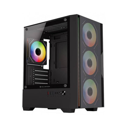 GABINETE GAMER MINI TORRE NITROX EDGE PRO AIRCOOL 4900C