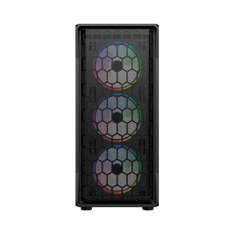 GABINETE GAMER MEDIA TORRE ATX DRAGONFLY HEX GM560  FACTOR: ATX, MICRO ATX - MINI ITX