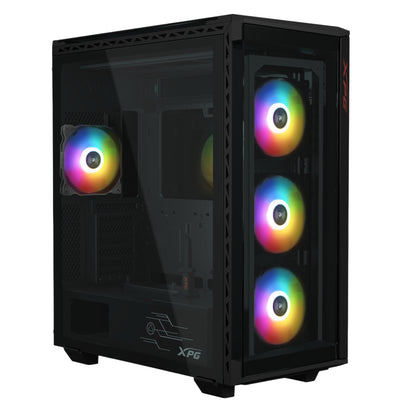 GABINETE GAMER XPG BATTLECRUISER II. MEDIA TORRE (E-ATX, ATX, MICRO-ATX, MINI-ITX). BATTLECRUISERIIST-BKCWW