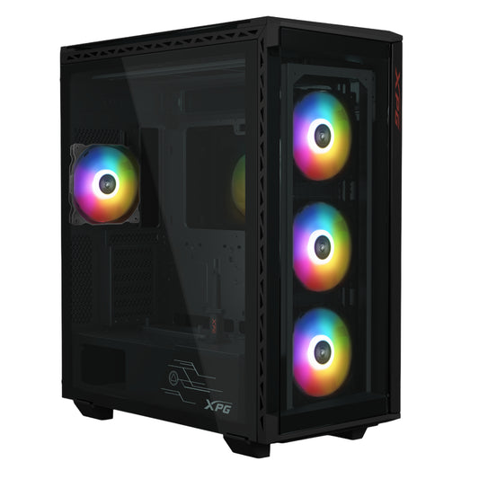 GABINETE GAMER XPG BATTLECRUISER II. MEDIA TORRE (E-ATX, ATX, MICRO-ATX, MINI-ITX). BATTLECRUISERIIST-BKCWW