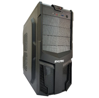 GABINETE EVOTEC EV-1005, MICRO-ATX, TORRE, MICRO-ATX, NEGRO, 600W