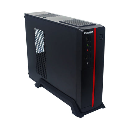 GABINETE EVOTEC VIENA SLIM, GABINETE, M-ATX, NEGRO, 600 W