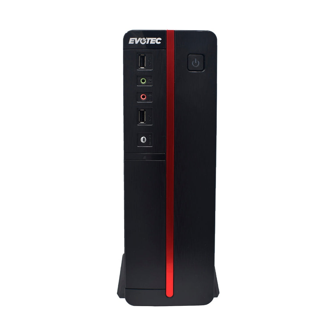 GABINETE EVOTEC VIENA SLIM, GABINETE, M-ATX, NEGRO, 600 W