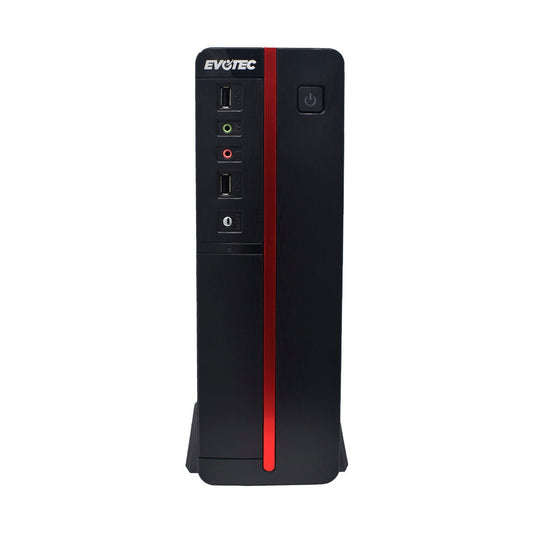 GABINETE EVOTEC VIENA SLIM, GABINETE, M-ATX, NEGRO, 600 W