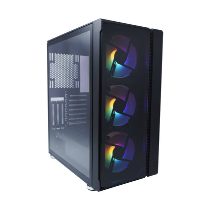 GABINETE GAMING TOKYO, EVOTEC EV-1021, 3 VENTILADORES INCLUIDOS , USB 3.0