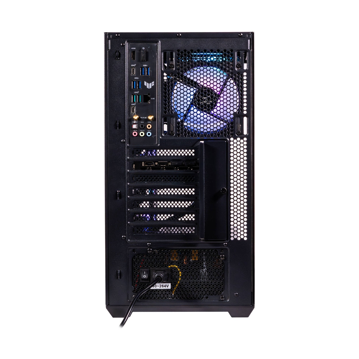 NACEB GABINETE GAMER MEDIA TORRE CRISTAL TEMPLADO, ATX, MICROATX, VENTILADORES 3 FRONTALES, 1 POSTERIOR ARGB, USB 3.0X2 HD AUDIO/MICRÓFONO X1 COLOR NEGRO N