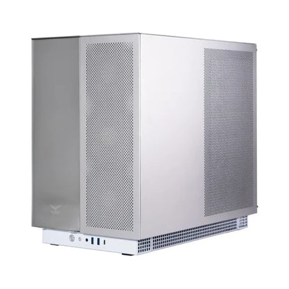 NACEB GABINETE GAMER FULL ATX, ATX, MITX, IT ALUMINIO Y CRISTAL TEMPLADO 3 FRONTALES, 1 POSTERIOR ARGB USB 3.0 X2, USB C X1 HD AUDIO / MICRÓFONO X1 NA-0640