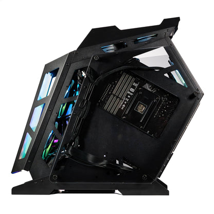 GABINETE GAMING ESPECIAL CON CRISTAL TEMPLADO , ITX, MICROATX, VENTILADORES 2 FRONTALES 1POSTERIOR ARGB USB 3.0 X1, USB 1.1 X1 HD AUDIO X1 NA-0641