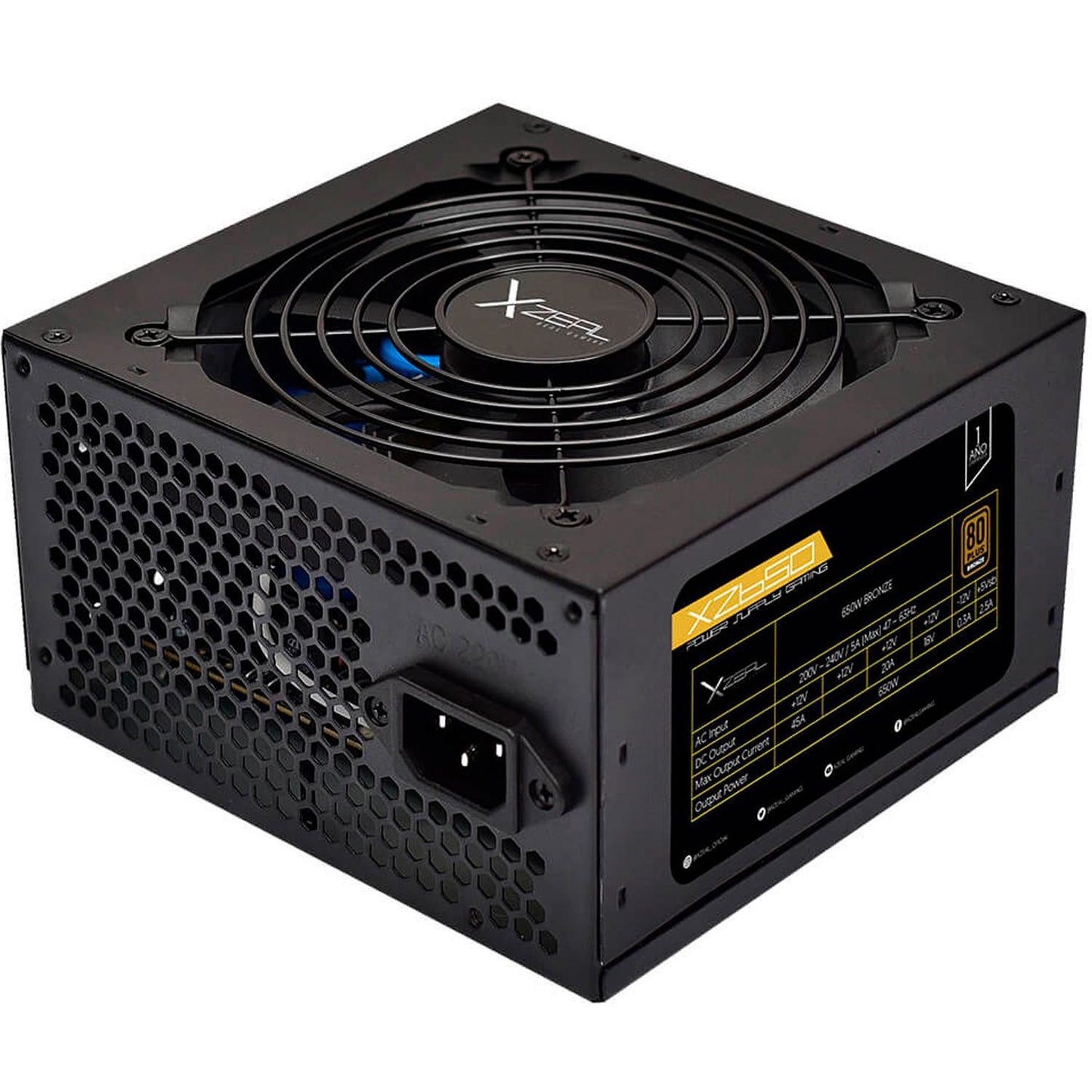 FUENTE DE PODER XZEAL 650W. XZPS650B