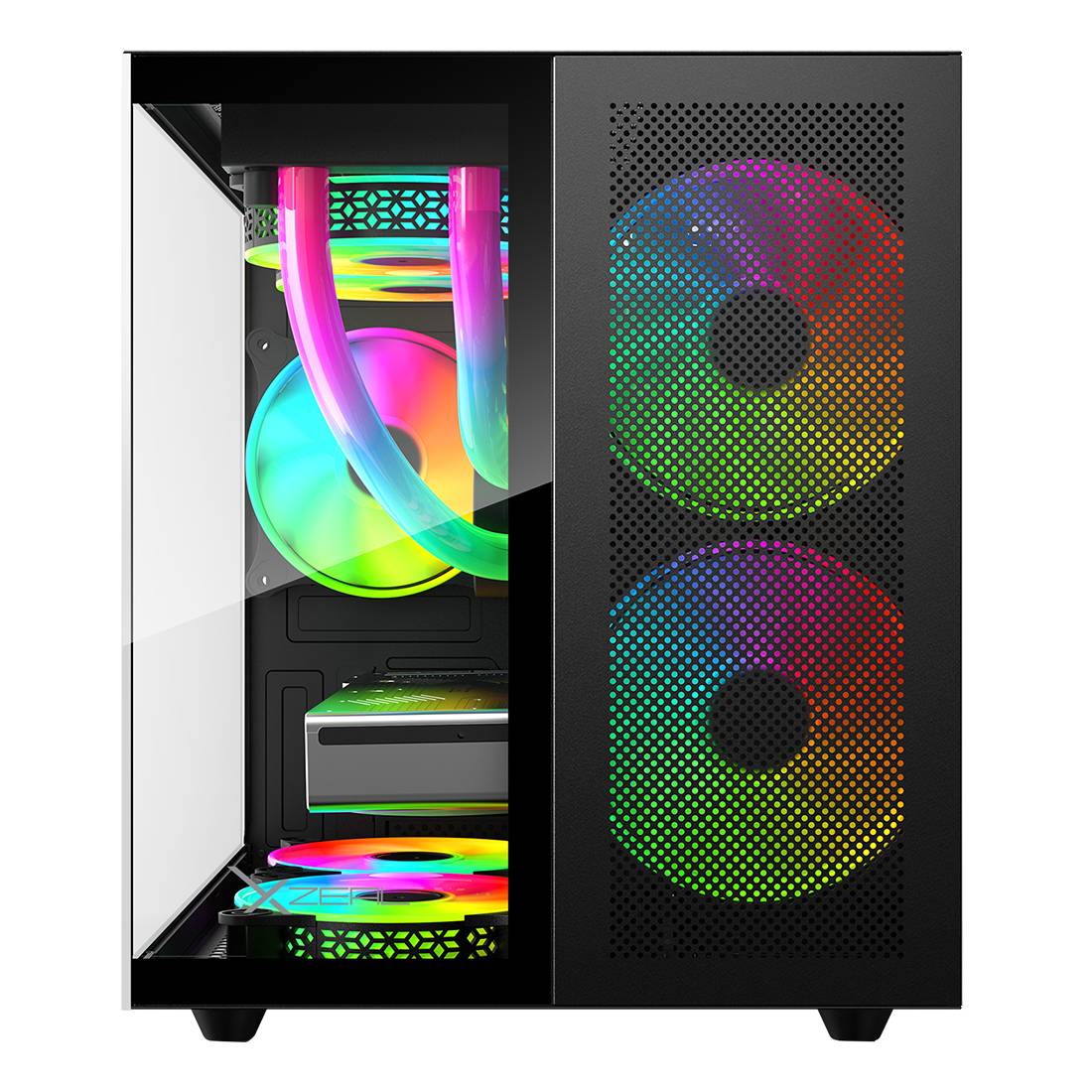 GABINETE CUBO GAMER CXI1 NEGRO. XZGAMC1B