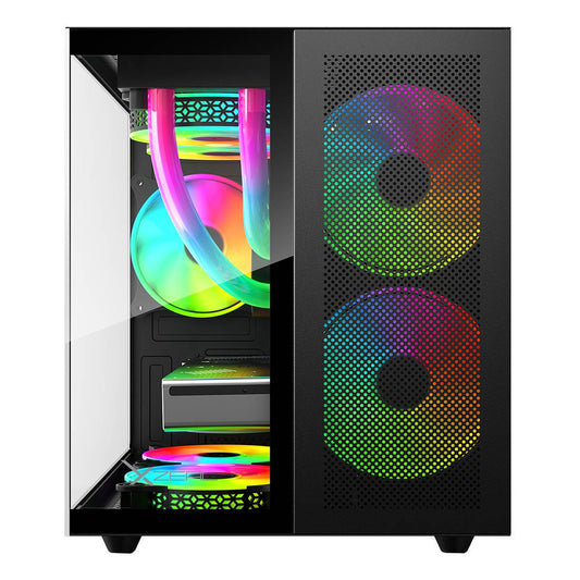GABINETE CUBO GAMER CXI1 NEGRO. XZGAMC1B