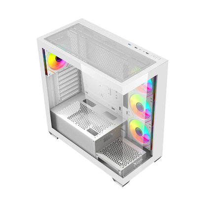 GABINETE GAMER MID TOWER XZEAL XZCGB08W