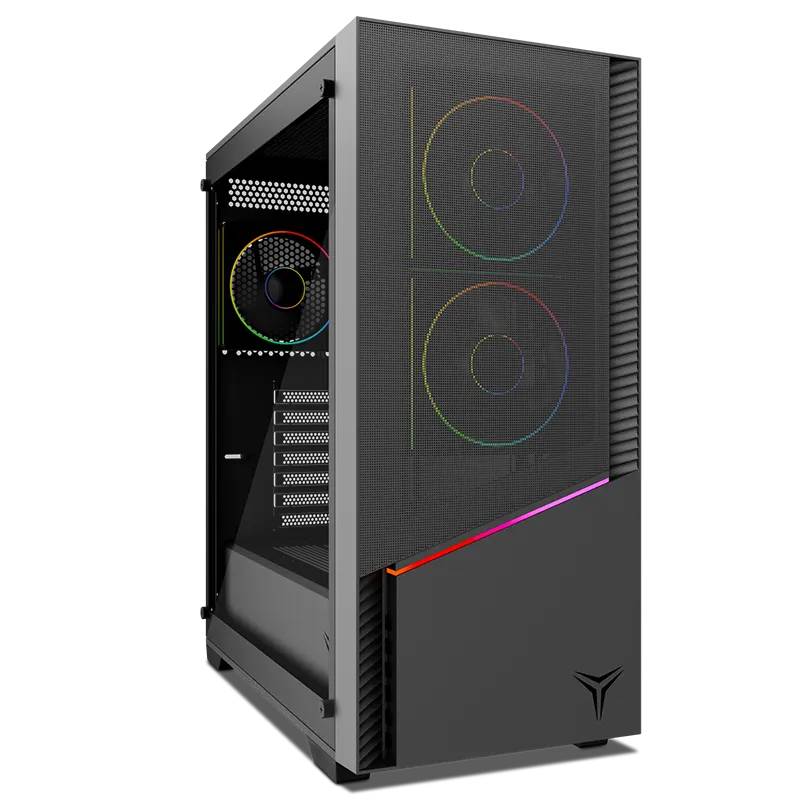 GABINETE GAMER ELARA YEYIAN , MEDIA TORRE, TARJETAS MADRE COMPATIBLES ATX