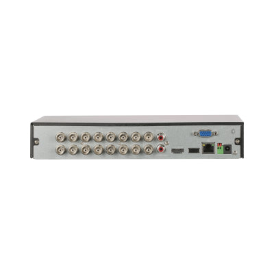 DAHUA XVR5116HS-I3 - DVR 16 CH 5 MP LITE/ WIZSENSE/ H.265+/ 16 CH HDCVI +8 IP/ HASTA 24 CANALES IP/ 2 CANALES DE RECONOCIMIENTO FACIAL/ SMD+/1 SATA