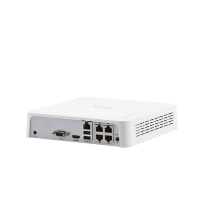 NVR 4 MEGAPIXEL (COMPATIBLES CON CÁMARAS ACUSENSE) / 4 CANALES IP / 4 PUERTOS POE+ / 1 BAHÍA DE DISCO DURO / SALIDA EN FULL HD