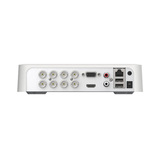 DVR 8H TURBOHD + 2CH IP / 2MP (1080P) LITE / ACUSENSE LITE/ AUDIO BIDIRECCIONAL Y COAXITRON / 1 BAHÍA DE DISCO DURO / H.265+ / SALIDA DE VÍDEO FULL HD