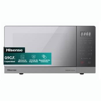 HORNO DE MICROONDAS HISENSE HMMS2509SP 0.9 PIES CÚBICO. COLOR SILVER INOX