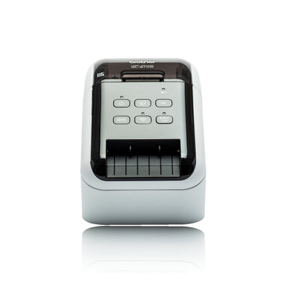 IMPRESORA DE ETIQUETAS BROTHER QL810W, TÉRMICA DIRECTA, WIFI, IMPRIME ETIQUETAS DE PAPEL DE HASTA 2.4 PULGADAS DE ANCHO Y HASTA 110 ETIQUETAS/MINUTO