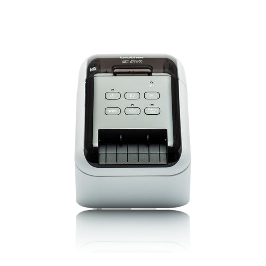 IMPRESORA DE ETIQUETAS BROTHER QL810W, TÉRMICA DIRECTA, WIFI, IMPRIME ETIQUETAS DE PAPEL DE HASTA 2.4 PULGADAS DE ANCHO Y HASTA 110 ETIQUETAS/MINUTO