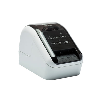 IMPRESORA DE ETIQUETAS BROTHER QL810W, TÉRMICA DIRECTA, WIFI, IMPRIME ETIQUETAS DE PAPEL DE HASTA 2.4 PULGADAS DE ANCHO Y HASTA 110 ETIQUETAS/MINUTO