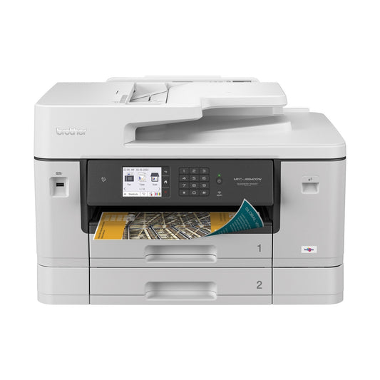 MULTIFUNCIONAL INKJET BROTHER MFCJ6940DW, 35 PPM NEGRO/32 PPM COLOR, FULL DÚPLEX, WIFI/LAN, IMPRIME/COPIA/ESCANEA HASTA TAMAÑO DOBLE CARTA/TABLOIDE/A3