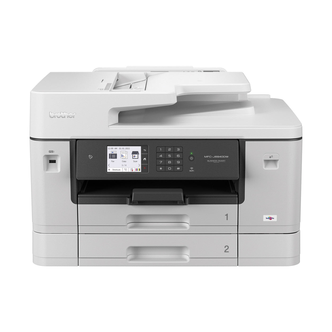 MULTIFUNCIONAL INKJET BROTHER MFCJ6940DW, 35 PPM NEGRO/32 PPM COLOR, FULL DÚPLEX, WIFI/LAN, IMPRIME/COPIA/ESCANEA HASTA TAMAÑO DOBLE CARTA/TABLOIDE/A3
