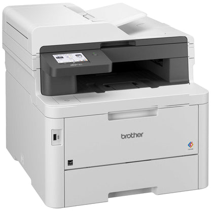 MULTIFUNCIONAL LÁSER LED COLOR BROTHER MFCL3780CDW, HASTA 31 PPM B/N/COLOR, FULL DÚPLEX, GIGABIT ETHERNET, WIFI 2.4/5GHZ, CAMA PLANA TAMAÑO CARTA