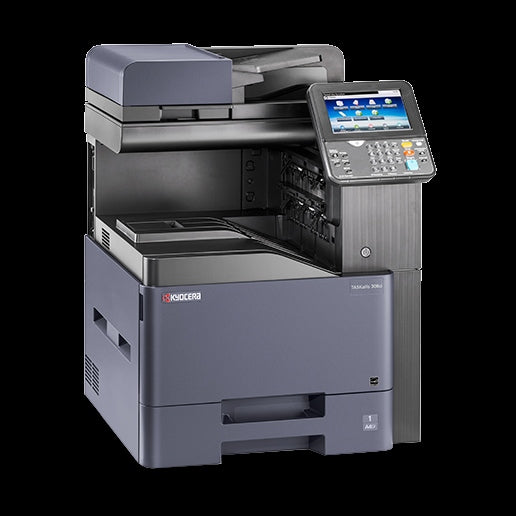 MULTIFUNCIONAL LÁSER KYOCERA TASKALFA 308CI 1102V42US0, 3 EN 1 COLOR A4, CARTA/OFICIO, 32/32PPM, 1,200 X 1,200DPI, DÚPLEX ESTÁNDAR, FAX OPCIONAL, RADF 75 H