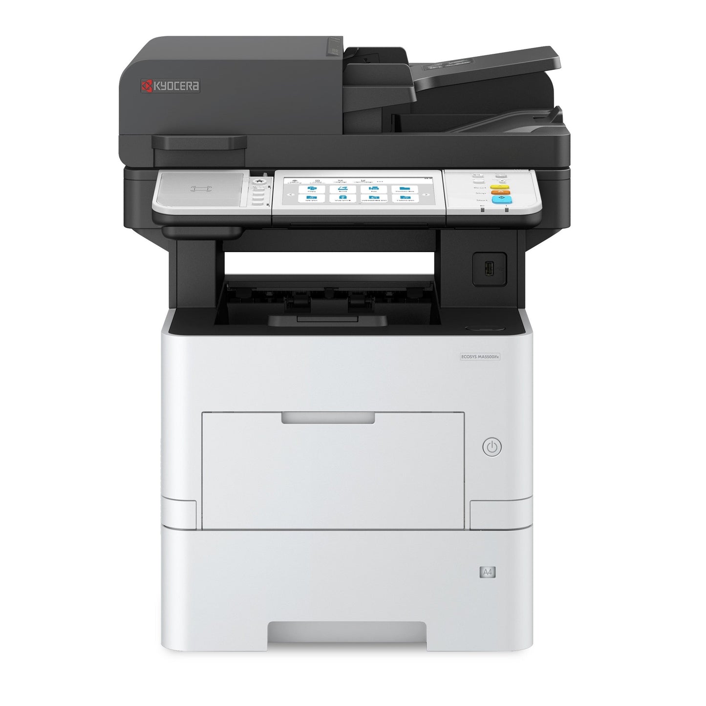MULTIFUNCIONAL MONOCROMÁTICO LÁSER KYOCERA MA5500IFX 110C0Z2US0,57PPM,1200X1200DPI, IMPRESORA/COPIADORA/ESCÁNER/FAX, CAMA TAMAÑO OFICIO,SUSTITUTO M3655IDN