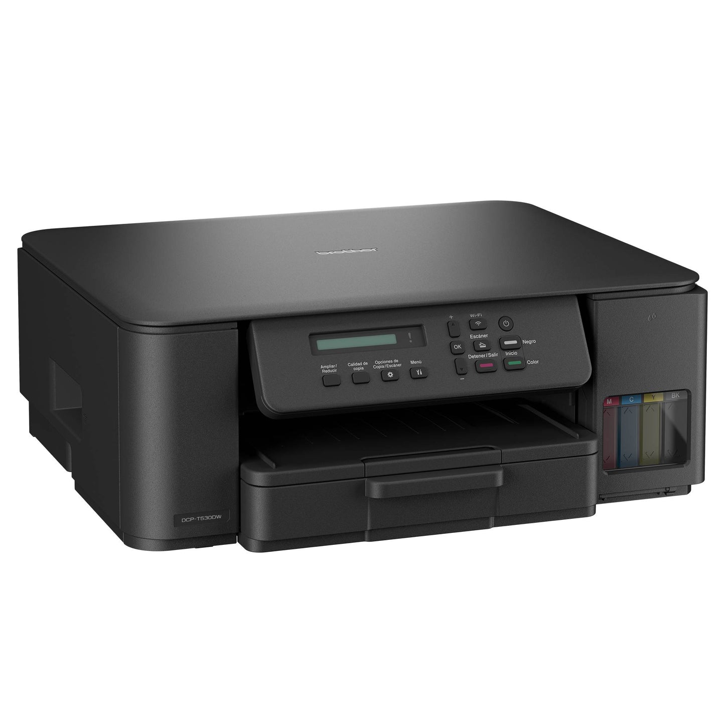 MULTIFUNCIONAL TINTA CONTINUA BROTHER DCPT530DW, IMPRESIÓN DÚPLEX, 27 PPM NEGRO/11 PPM COLOR, USB 2.0, WIFI 2.4/5GHZ, CAMA PLANA COLOR TAMAÑO CARTA