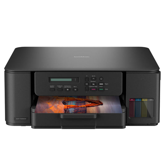 MULTIFUNCIONAL TINTA CONTINUA BROTHER DCPT530DW, IMPRESIÓN DÚPLEX, 27 PPM NEGRO/11 PPM COLOR, USB 2.0, WIFI 2.4/5GHZ, CAMA PLANA COLOR TAMAÑO CARTA